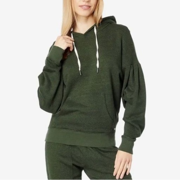 n: PHILANTHROPY Hoodie Lange Green NWT - Picture 1 of 15